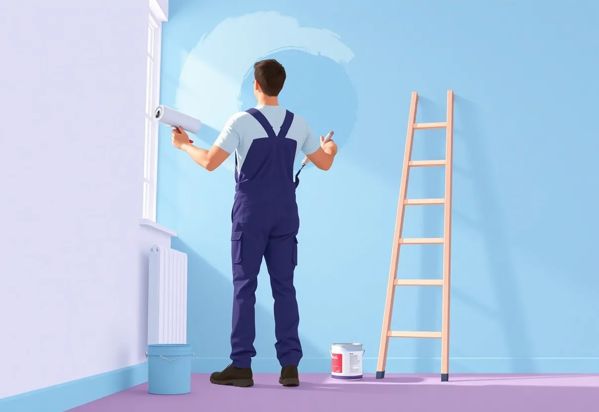 Peintre Bègles 33130 en intervention sur un chantier